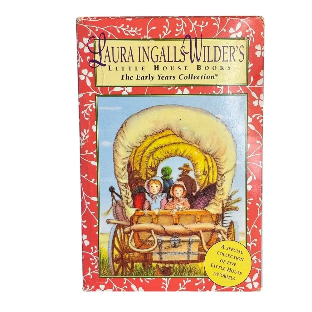 Vintage 1971 Set of Little House Books By Laura Ingalls Wilder, Early Years, PB